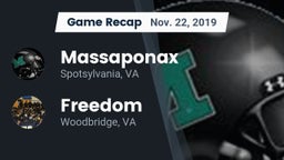 Recap: Massaponax  vs. Freedom  2019