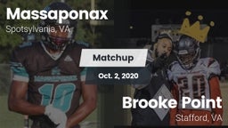 Matchup: Massaponax High vs. Brooke Point  2020