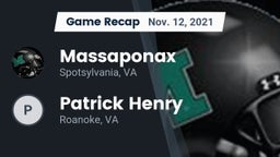 Recap: Massaponax  vs. Patrick Henry  2021