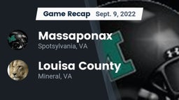 Recap: Massaponax  vs. Louisa County  2022