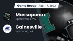 Recap: Massaponax  vs. Gainesville 2023