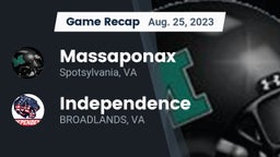 Recap: Massaponax  vs. Independence  2023