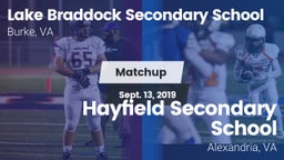 Matchup: Lake Braddock vs. Hayfield Secondary School 2019