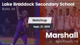 Matchup: Lake Braddock vs. Marshall  2019