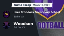Recap: Lake Braddock Secondary School vs. Woodson  2021