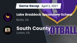 Recap: Lake Braddock Secondary School vs. South County  2021