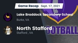 Recap: Lake Braddock Secondary School vs. North Stafford   2021
