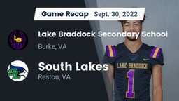 Recap: Lake Braddock Secondary School vs. South Lakes  2022