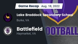 Recap: Lake Braddock Secondary School vs. Battlefield  2022
