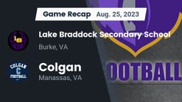 Recap: Lake Braddock Secondary School vs. Colgan  2023