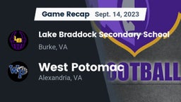 Recap: Lake Braddock Secondary School vs. West Potomac  2023
