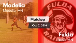 Matchup: Madelia vs. Fulda  2016