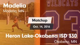 Matchup: Madelia vs. Heron Lake-Okabena ISD 330 2016