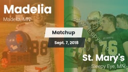 Matchup: Madelia vs. St. Mary's  2018