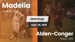Matchup: Madelia vs. Alden-Conger  2018