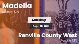 Matchup: Madelia vs. Renville County West  2019