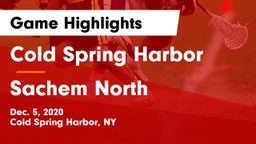 Cold Spring Harbor  vs Sachem North  Game Highlights - Dec. 5, 2020