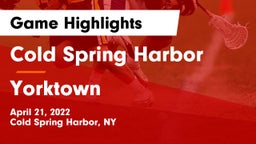 Cold Spring Harbor  vs Yorktown  Game Highlights - April 21, 2022