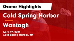 Cold Spring Harbor  vs Wantagh  Game Highlights - April 19, 2024