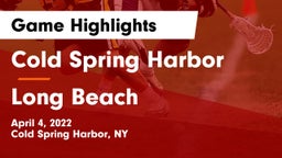 Cold Spring Harbor  vs Long Beach  Game Highlights - April 4, 2022