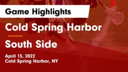 Cold Spring Harbor  vs South Side  Game Highlights - April 13, 2022