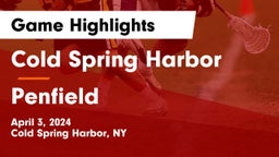 Cold Spring Harbor  vs Penfield  Game Highlights - April 3, 2024