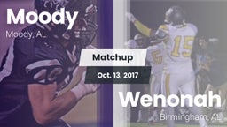 Matchup: Moody  vs. Wenonah  2017