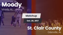 Matchup: Moody  vs. St. Clair County  2017