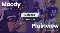 Matchup: Moody  vs. Plainview  2017