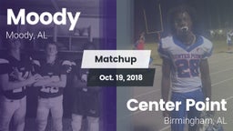 Matchup: Moody  vs. Center Point  2018