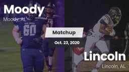 Matchup: Moody  vs. Lincoln  2020