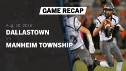 Recap: Dallastown  vs. Manheim Township  2016