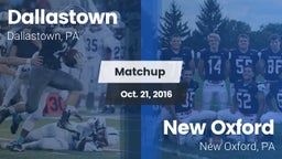 Matchup: Dallastown High vs. New Oxford  2016