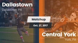 Matchup: Dallastown High vs. Central York  2017