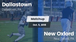 Matchup: Dallastown High vs. New Oxford  2018