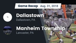 Recap: Dallastown  vs. Manheim Township  2018