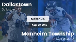 Matchup: Dallastown High vs. Manheim Township  2019