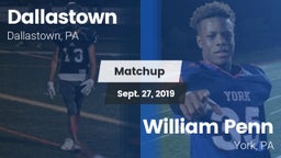 Matchup: Dallastown High vs. William Penn  2019