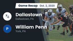 Recap: Dallastown  vs. William Penn  2020