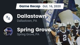 Recap: Dallastown  vs. Spring Grove  2020