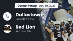 Recap: Dallastown  vs. Red Lion  2020
