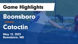 Boonsboro  vs Catoctin  Game Highlights - May 12, 2023