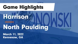 Harrison  vs North Paulding  Game Highlights - March 11, 2022