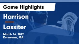 Harrison  vs Lassiter  Game Highlights - March 16, 2022