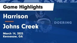 Harrison  vs Johns Creek  Game Highlights - March 14, 2023