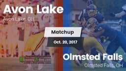 Matchup: Avon Lake High vs. Olmsted Falls  2017