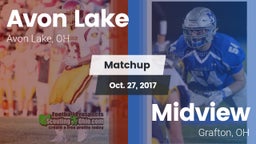 Matchup: Avon Lake High vs. Midview  2017