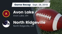 Recap: Avon Lake  vs. North Ridgeville  2018