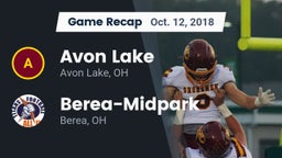 Recap: Avon Lake  vs. Berea-Midpark  2018