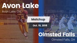 Matchup: Avon Lake High vs. Olmsted Falls  2018